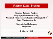 Raster Data Styling - thumb