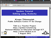 Editing using Audacity - thumb