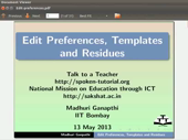 Edit Preferences Templates and Residues - thumb