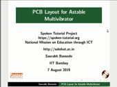 PCB Layout for Astable Multivibrator - thumb